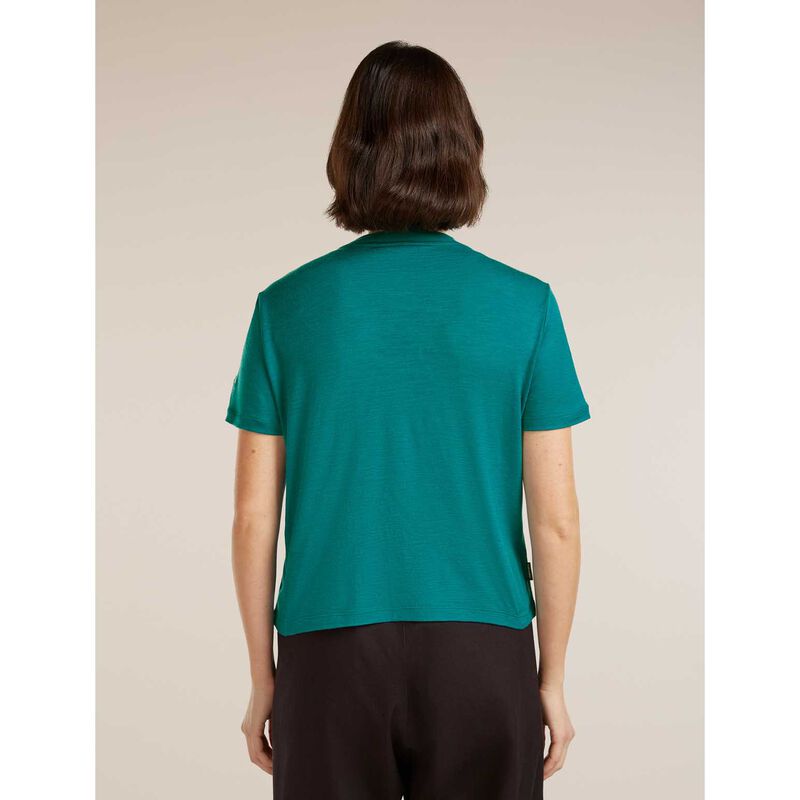 Icebreaker W Merino 150 Tech Lite SS Crop Tee image number 5
